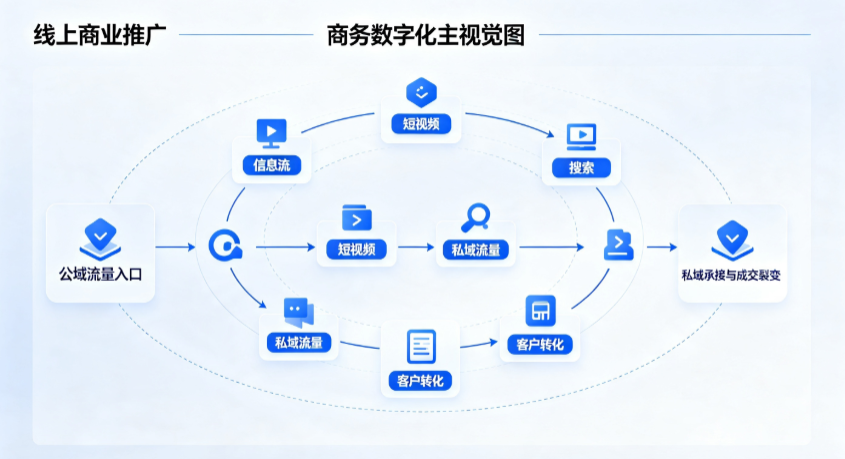 怀宁县线上商业推广怎么做？全域流量闭环搭建与低成本转化实战指南